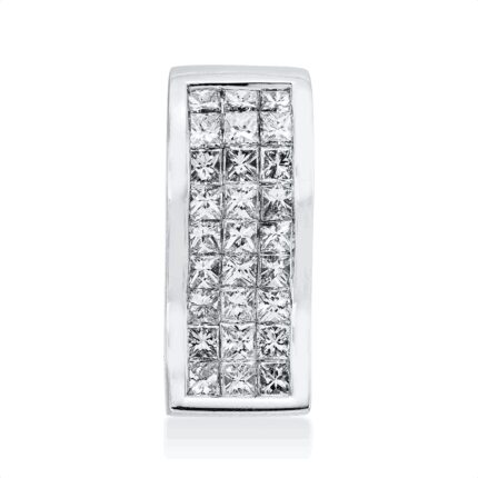 Anhänger Weißgold 18kt 0,45 Diamantschmuck mit 27 Diamanten - 3I077