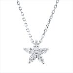 Collier Weißgold 18kt 0,26 Diamantschmuck mit 5 Diamanten - 4O597