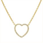 Collier Gelbgold 18kt 0,05 Diamantschmuck mit 36 Diamanten - 4O681