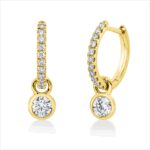 Creolen Gelbgold 18kt 0,51 Diamantschmuck mit 26 Diamanten - 2V619