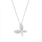 Collier Weißgold 18kt 1,15 Diamantschmuck mit 55 Diamanten - 4O732