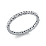Memoire Weißgold 18kt 0,49 Diamantringe mit 39 Diamanten - 1EB77