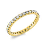 Memoire Gelbgold 18kt 0,72 Diamantringe mit 32 Diamanten - 1EP45