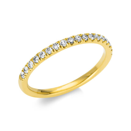 Memoire Gelbgold 18kt 0,27 Diamantringe mit 19 Diamanten - 1V094