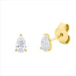 Ohrstecker 4er-Krappe Gelbgold 18kt 0,48 Diamantschmuck mit 2 Diamanten - 2V781