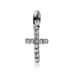 Anhänger Weißgold 18kt 0,06 Diamantschmuck mit 11 Diamanten - 3C183