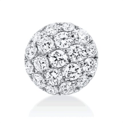 Anhänger Weißgold 18kt 0,26 Diamantschmuck mit 19 Diamanten - 3D626