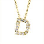 Collier Gelbgold 18kt 0,11 Diamantschmuck mit 13 Diamanten - 4P009