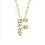 Collier Gelbgold 18kt 0,10 Diamantschmuck mit 9 Diamanten - 4P011