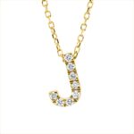 Collier Gelbgold 18kt 0,07 Diamantschmuck mit 8 Diamanten - 4P015