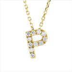 Collier Gelbgold 18kt 0,11 Diamantschmuck mit 11 Diamanten - 4P021