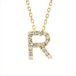 Collier Gelbgold 18kt 0,10 Diamantschmuck mit 17 Diamanten - 4P023