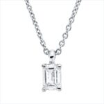 Collier 4er-Krappe Weißgold 18kt 0,19 Diamantschmuck mit 1 Diamanten - 4P085