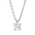 Collier 4er-Krappe Weißgold 18kt 0,20 Diamantschmuck mit 1 Diamanten - 4P102