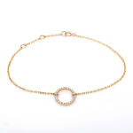 Armband Gelbgold 18kt 0,17 Diamantschmuck mit 26 Diamanten - 5A619