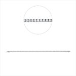 Armband 4er-Krappe Weißgold 18kt 1,39 Diamantschmuck mit 95 Diamanten - 5G038