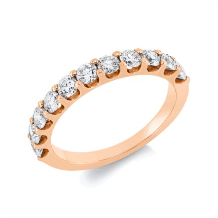 Memoire Rosegold 18kt 0,98 Diamantringe mit 11 Diamanten - 1GL22