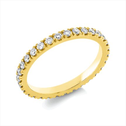 Memoire Gelbgold 18kt 0,68 Diamantringe mit 31 Diamanten - 1GO84