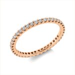 Memoire Rosegold 18kt 0,50 Diamantringe mit 40 Diamanten - 1GO87