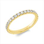 Memoire Gelbgold 18kt 0,68 Diamantringe mit 24 Diamanten - 1HT31