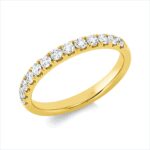 Memoire Gelbgold 18kt 0,46 Diamantringe mit 13 Diamanten - 1IK90