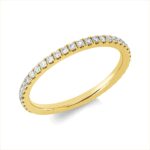 Memoire Gelbgold 18kt 0,32 Diamantringe mit 35 Diamanten - 1IL14