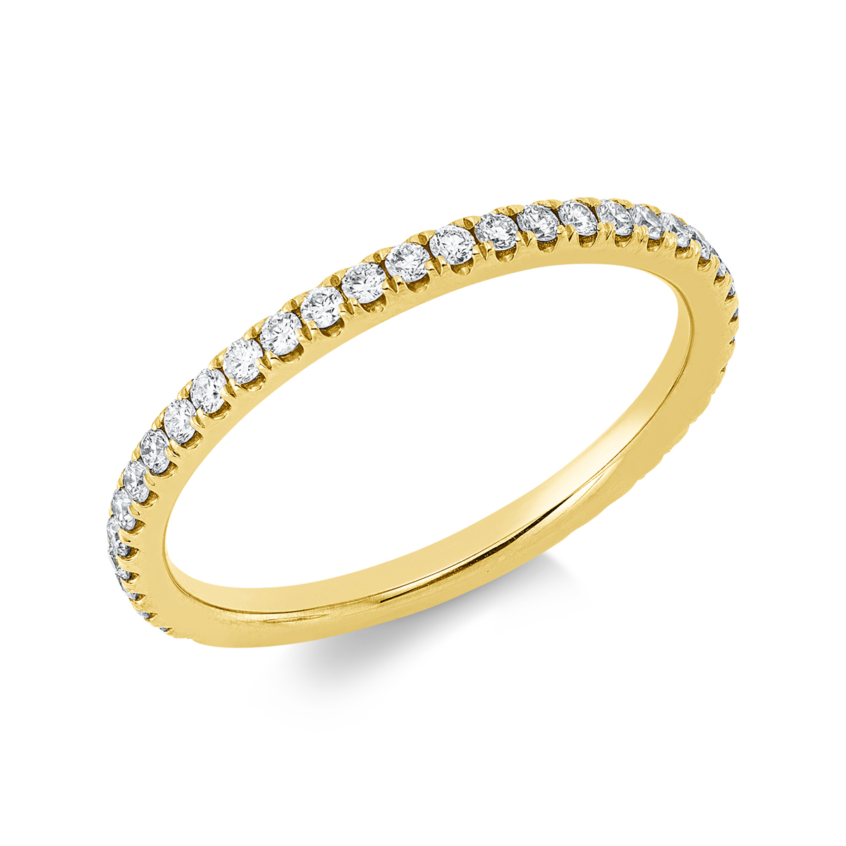 1IL14G Memoire Gelbgold 18kt 0,32 Diamantringe mit 35 Diamanten - 1IL14 – Bild 1