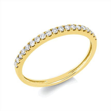 Memoire Gelbgold 18kt 0,21 Diamantringe mit 19 Diamanten - 1IP82
