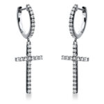 Ohrschmuck Weißgold 18kt 0,42 Diamantschmuck mit 56 Diamanten - 2L157