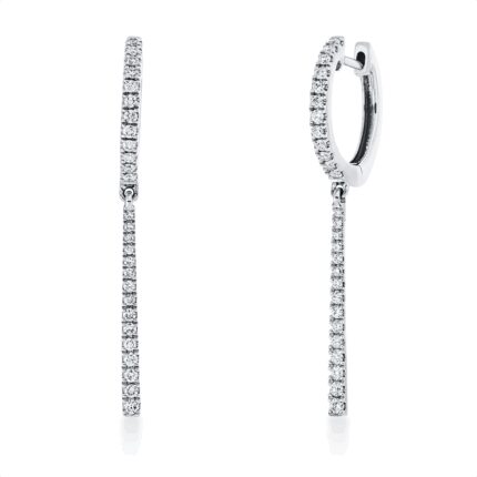 Ohrschmuck Weißgold 18kt 0,28 Diamantschmuck mit 54 Diamanten - 2S821