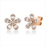 Ohrstecker Rosegold 18kt 0,46 Diamantschmuck mit 52 Diamanten - 2W363