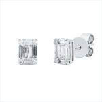 Ohrstecker Weißgold 18kt 0,48 Diamantschmuck mit 20 Diamanten - 2W385