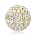 Anhänger Gelbgold 18kt 0,73 Diamantschmuck mit 55 Diamanten - 3B507