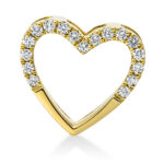 Anhänger Gelbgold 18kt 0,09 Diamantschmuck mit 17 Diamanten - 3G490