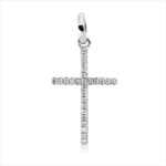 Anhänger Weißgold 18kt 0,08 Diamantschmuck mit 26 Diamanten - 3I215