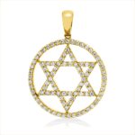 Anhänger Gelbgold 18kt 0,35 Diamantschmuck mit 93 Diamanten - 3I219