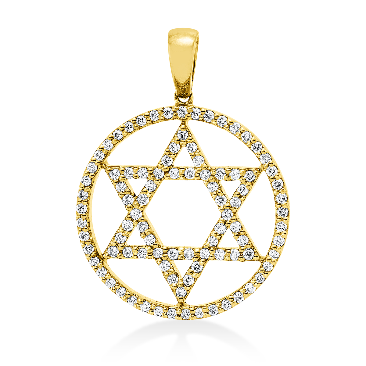 3I219G Anhänger Gelbgold 18kt 0,35 Diamantschmuck mit 93 Diamanten - 3I219 – Bild 1