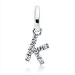 Anhänger Weißgold 18kt 0,03 Diamantschmuck mit 10 Diamanten - 3I220