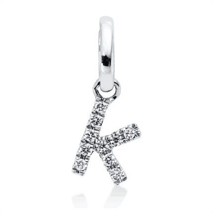 Anhänger Weißgold 18kt 0,03 Diamantschmuck mit 10 Diamanten - 3I220