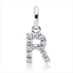 Anhänger Weißgold 18kt 0,05 Diamantschmuck mit 12 Diamanten - 3I223