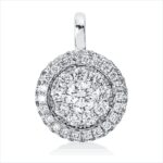 Anhänger Weißgold 18kt 0,65 Diamantschmuck mit 57 Diamanten - 3I250