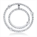 Anhänger Weißgold 18kt 0,39 Diamantschmuck mit 81 Diamanten - 3I261