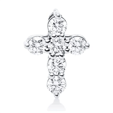 Anhänger Weißgold 18kt 0,75 Diamantschmuck mit 6 Diamanten - 3I278