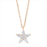 Collier Rosegold 18kt 0,29 Diamantschmuck mit 6 Diamanten - 4M128