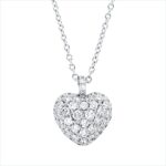 Collier Weißgold 18kt 0,73 Diamantschmuck mit 52 Diamanten - 4N934