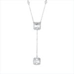 Collier Weißgold 18kt 0,92 Diamantschmuck mit 70 Diamanten - 4P213