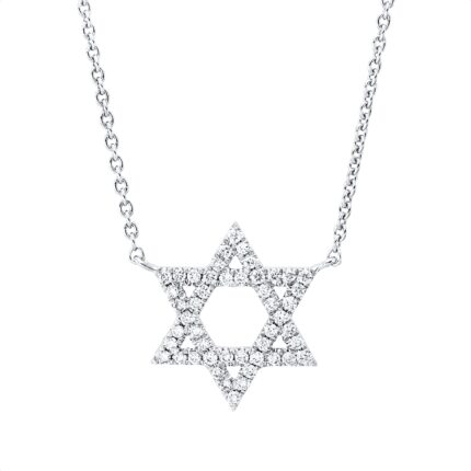 Collier Weißgold 18kt 0,20 Diamantschmuck mit 48 Diamanten - 4P235