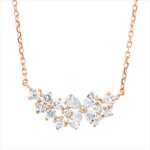 Collier Rosegold 18kt 0,47 Diamantschmuck mit 14 Diamanten - 4P423