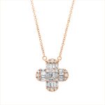 Collier Rosegold 18kt 0,37 Diamantschmuck mit 38 Diamanten - 4P433