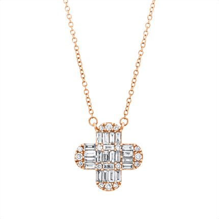 Collier Rosegold 18kt 0,37 Diamantschmuck mit 38 Diamanten - 4P433